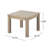 Ahlayah Solid Wood End Table