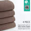 Essuie-mains luxueux 100% coton 4 pièces-802428698