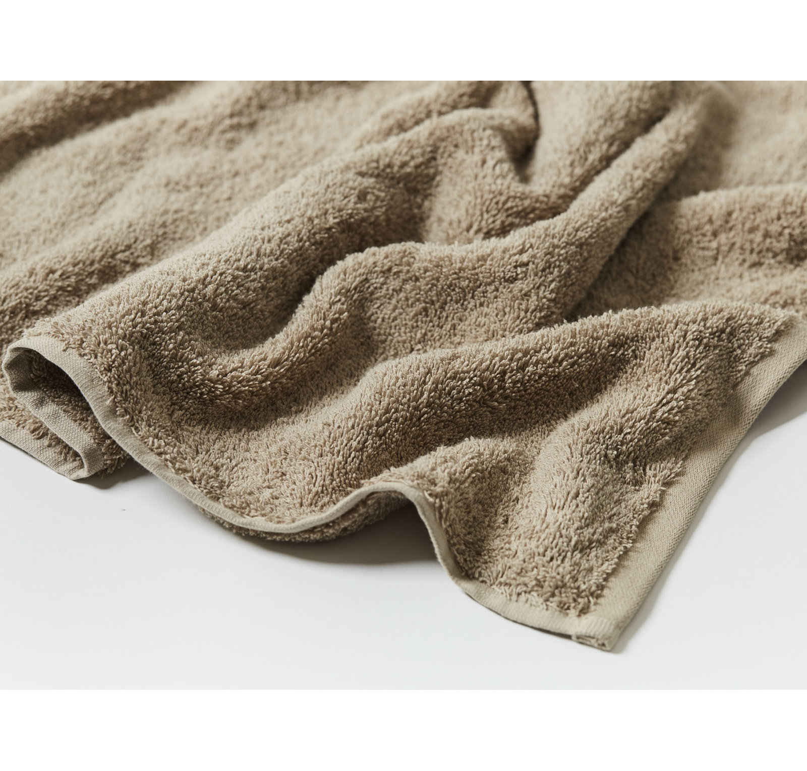 Cloud Loom Organic Cotton Bath Towel, Gray, Hand Towel - 1 Pack