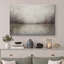 Tableau représentant un paysage de lac gris brumeux, idéal pour le salon, impression giclée sur toile encadrée-135760398-135760400-135760402