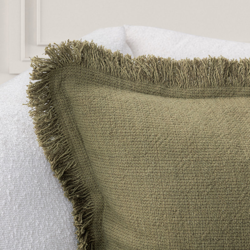 Lauren  Cotton Blend Throw Pillow
