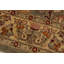 Tapis de couloir brun / ivoire / gris en laine noué à la main à motif floral 2 pi 6 po x 10 pi 4 po Roca