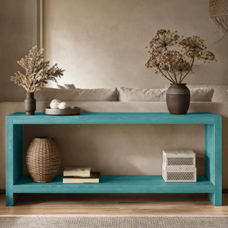 Console rectangulaire pour le couloir, l'entrée, le salon, Green
