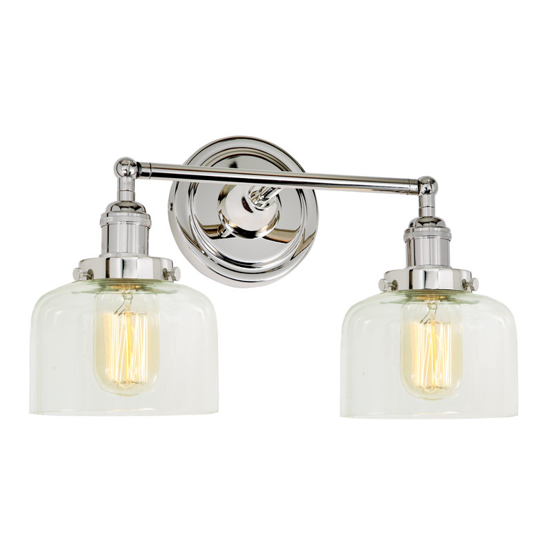 Dodea 2 - Light Dimmable Vanity Light, Polish Nickel