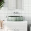 Metro Lane Brenaya 59mm L x 40mm W Grey Ceramic Oval Sink
