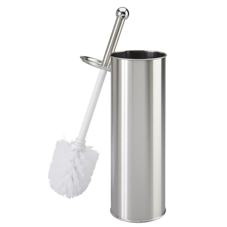 Ceramic Toilet Brush Holder White - Bath Bliss