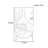 Modern Abstraction Double Door Wardrobe