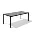 Rectangular Outdoor Dining Table with Umbrella Hole and Aluminum Frame-2003037911-1990094709