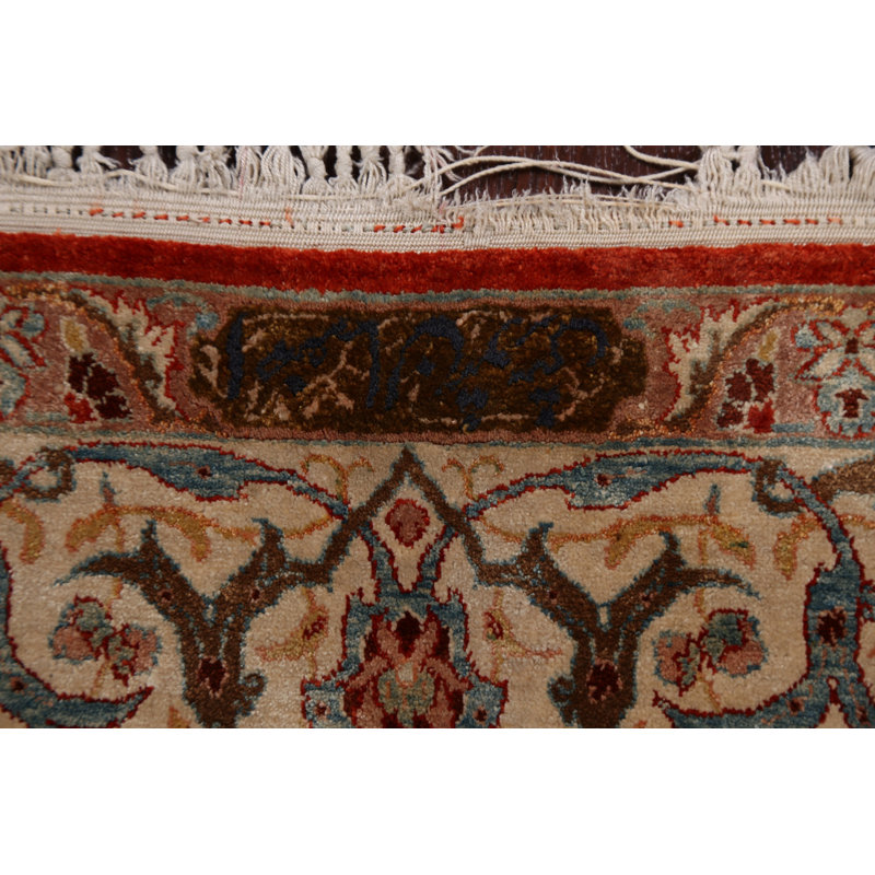 Tapis antique 100% teinture végétale Nain