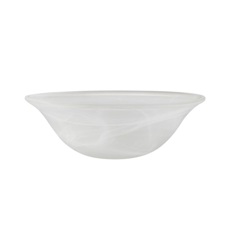 Abat-jour intérieur en verre 14 po