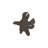 Teak Slice Wall Décor, Md, Dark Gray