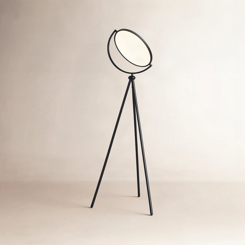 Sawera 68'' Black LED Tripod Floor Lamp