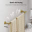 Porte-serviettes mural 24 po avec quincaillerie d'installation-71834666