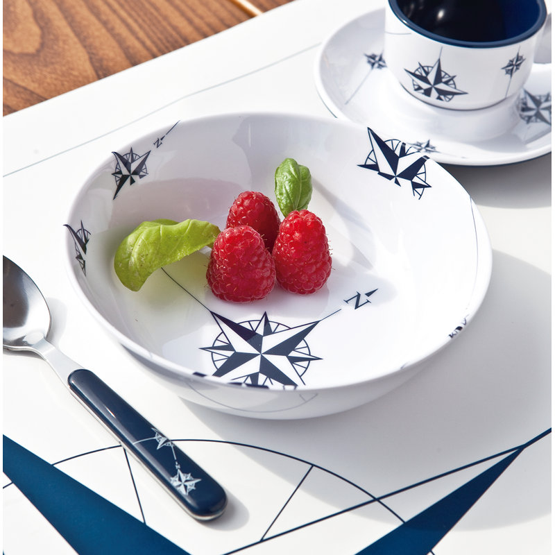 6 Piece Melamine Dining Bowl Set - Northwind