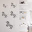 Décoration murale abstraite non-cheval-124839070-124839073