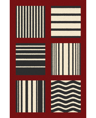 Tapis de zone rouge Borba