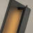 1-light H20 In Minimalist Modern Linear 23w Integrated Led  Outdoor Wall Sconce With Dusk To Dawn Sensor In Matte Black For Porch Patio