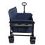 Chariot de chariot pliant convertible 3-en-1 avec banquette et plateau de table pliable monté à l'arrière - Chariot utilitaire robuste de 500 lb, roues tout-terrain d'une capacité de 180 L pour le camping-116829760-116829761