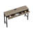 4 Piece 3-Drawer Dining Table Set With Stylish Stools-261179816-261179818