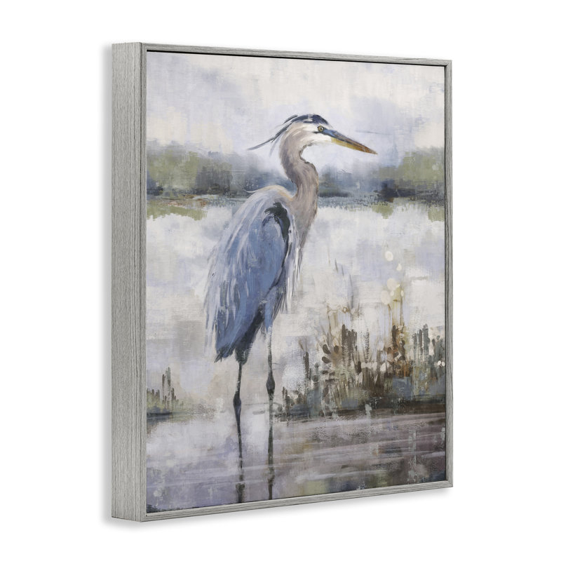 «Coastal Sea Heron», estampe numérique par Nina Blue, Estampe numérique Farmhouse, H 20 po x l 16 po