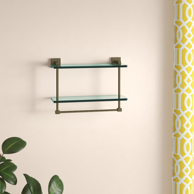 Haranu 2 Piece Tiered Shelf with Towel Bar