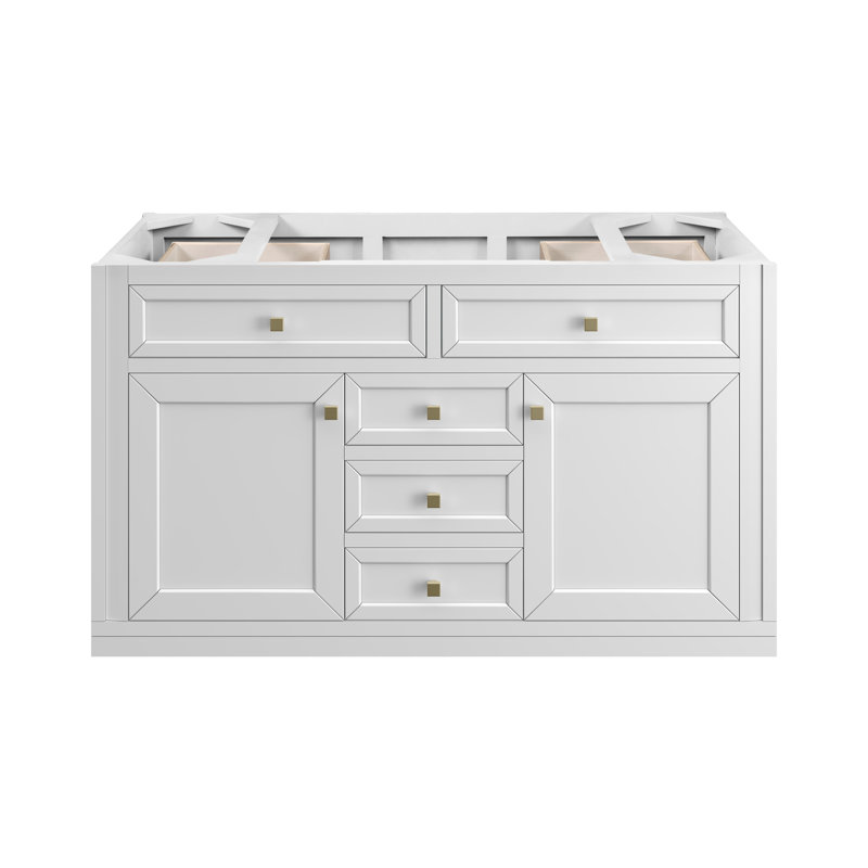 Chicago 48'' W Single Vanity, Glossy White, Ethereal Noctis