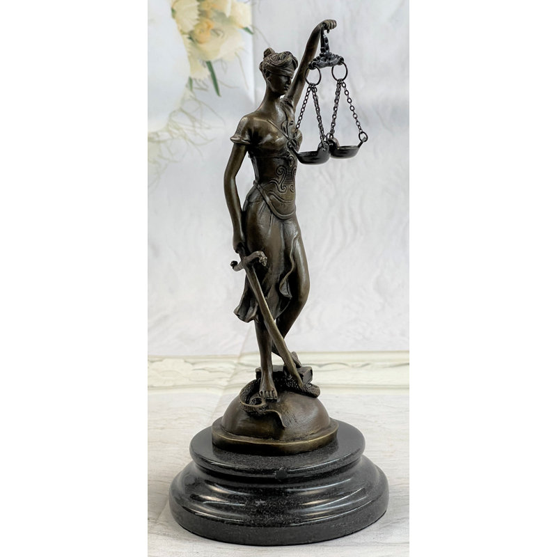 Statue Lycette Lawyer Blind Justice Law Sculpture Art
