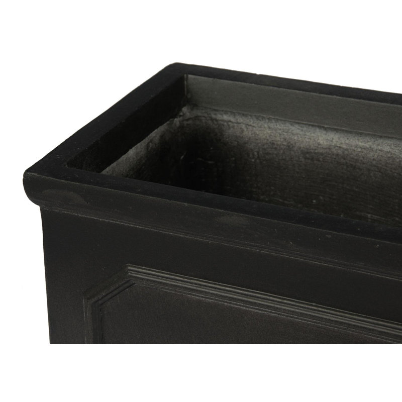 Planter, Chelsea Flower Box Garden Planter, Light Stone Outdoor Plant Pot, 30.5cm H x 71cm W x 30cm D