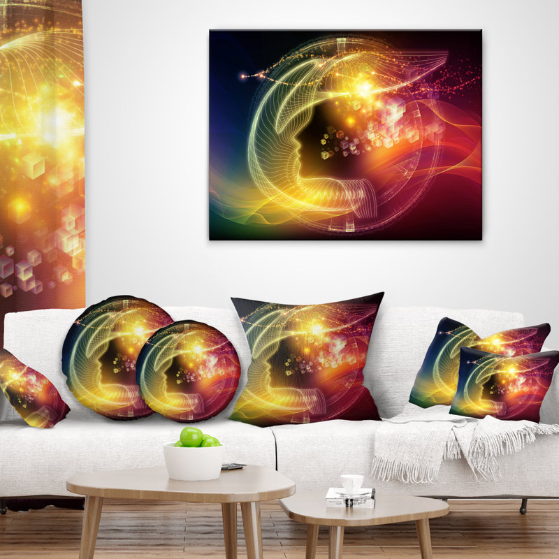  Coussin lombaire abstrait