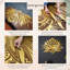 Décoration murale 3D Mandala Lotus en métal-101575661-101575659