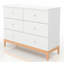 Alyssa Solid Wood 120 cm W Chest of 5 Drawers