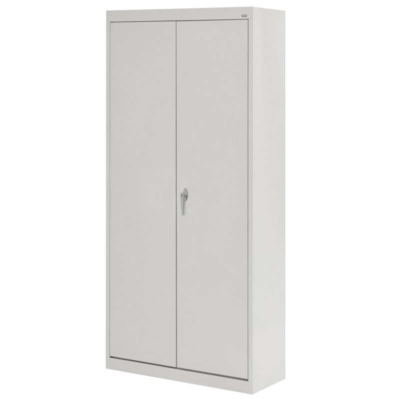 Armoire de rangement à 3 tablettes Value Line, Gris colombe