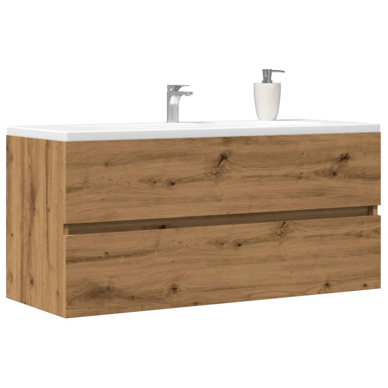 Hadi 100cm Bathroom Vanity Base Only, Artisan Oak