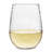 Hammered Libbey Stemless All-Purpose Wine Glasses