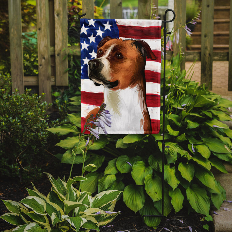 Polyester à 2 côtés 15 x 11 po drapeau de jardin, Foxhound anglais