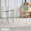 Chaise d'appoint à dossier solide gris (ensemble de 2)-1574531280