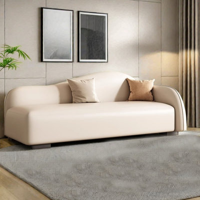 Light luxury simple sponge solid wood chaise chair
