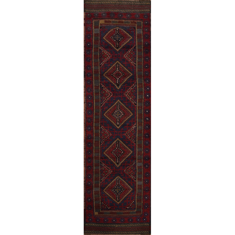 One-of-a-Kind 8' 2'' X 1' 11'' Runner Wool Area Rug Red