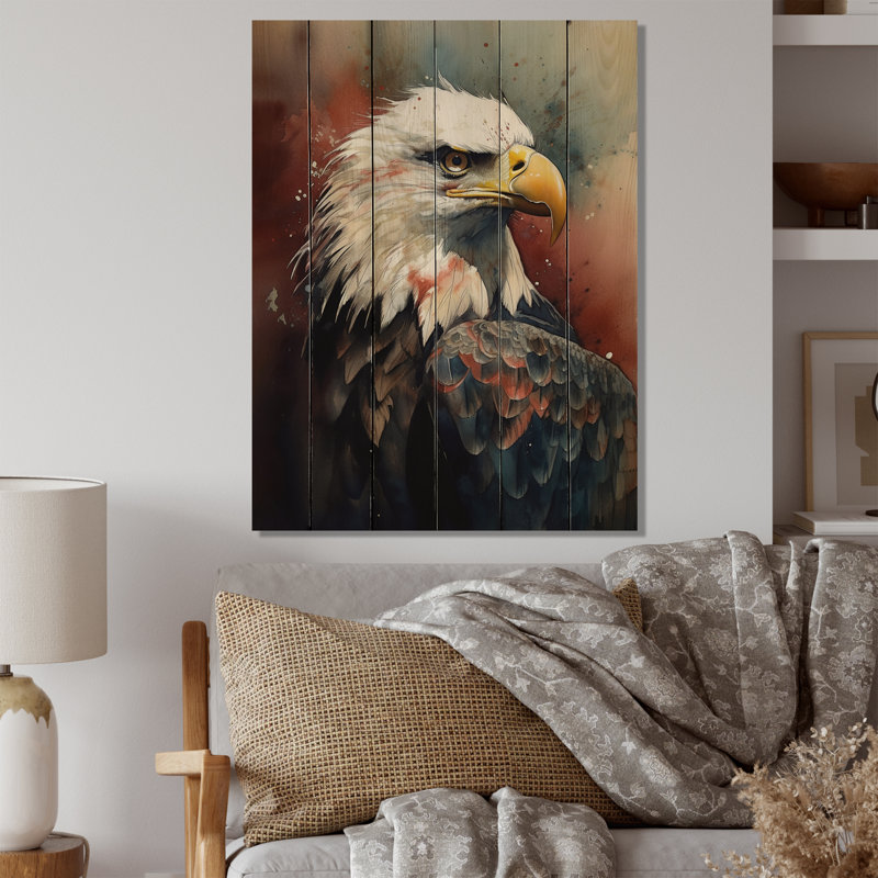 " Eagle Portrait I ", 40'' H x 30'' W x 0.78'' D
