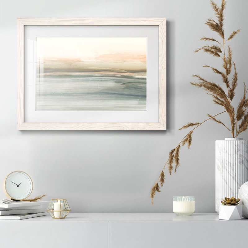 Atlantic Sunrise II, Blanc, H 14 po x l 20 po x P 1,5 po