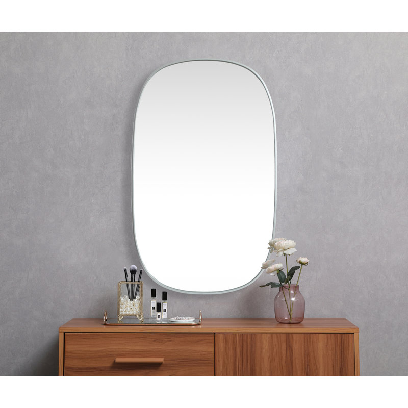 Miroir Bertin, Argent argent, 48 po x 30 po 