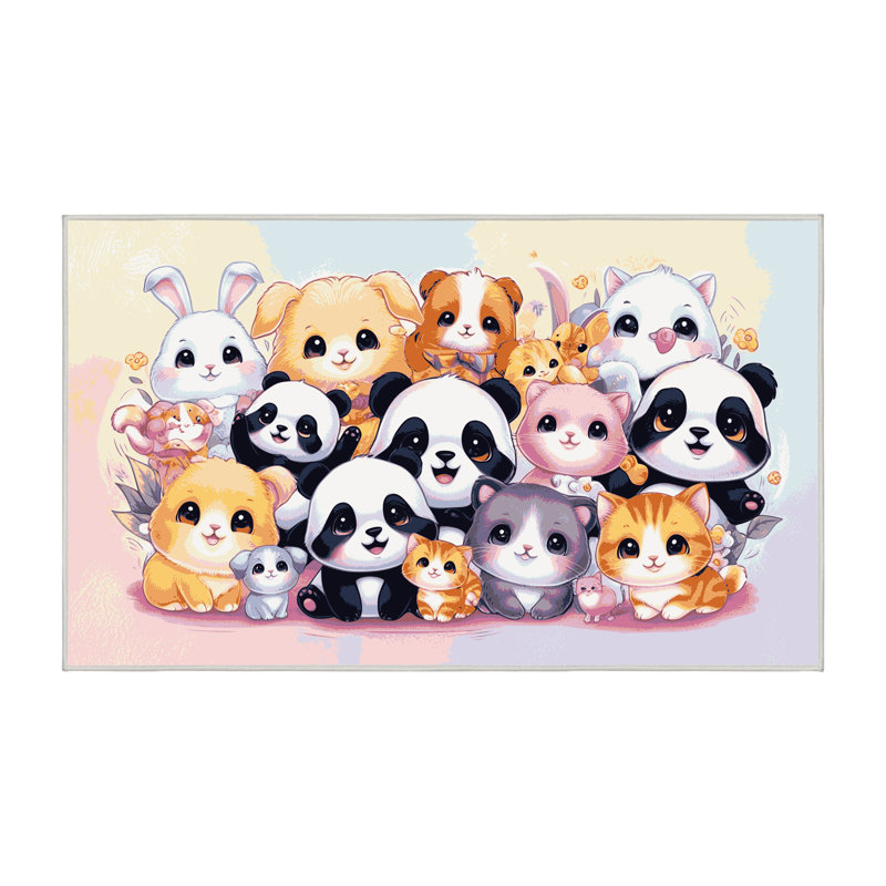 Tapis pour enfants East Urban Home, Rectangulaire 3 pi x 5 pi