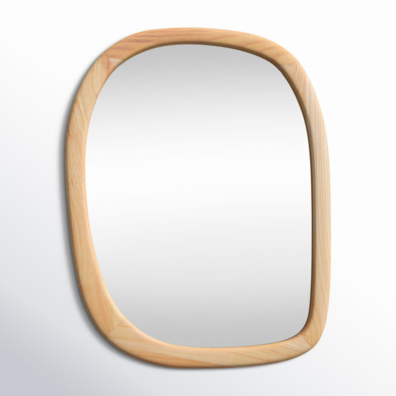 Bentely Irregular Wall Mirror, Natural