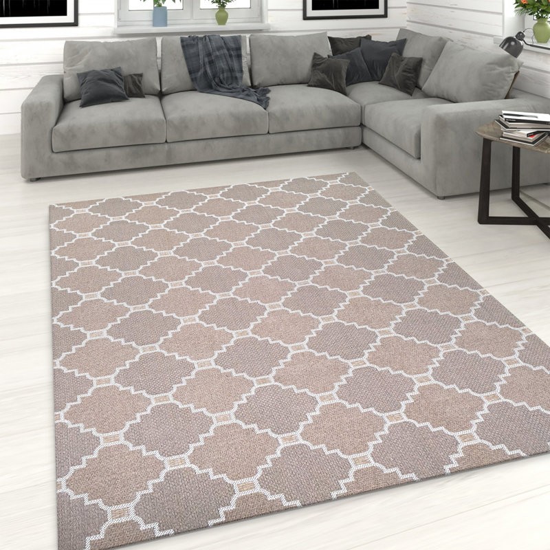 Mattituck Geometric Cotton Area Rug Set, Rectangle 192 x 290cm