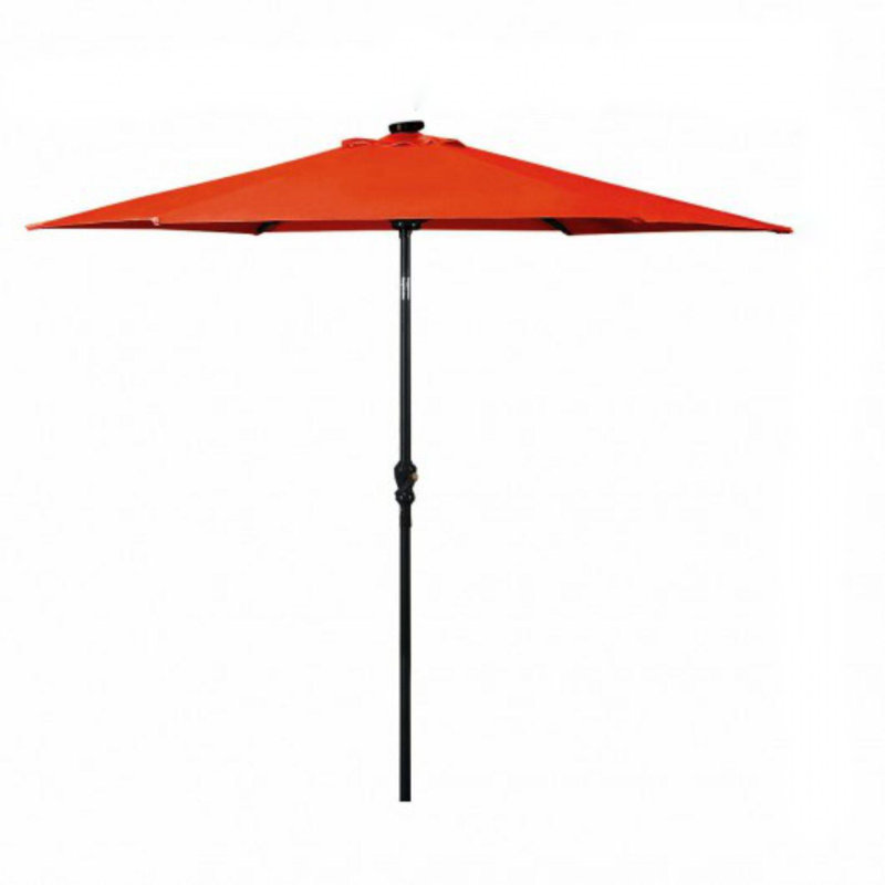 Parasol à énergie solaire Arlmont & Co., Orange