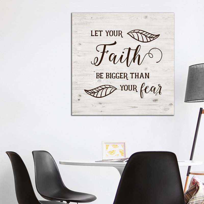Bigger Than Fear by Amanda Murray - Wrapped Canvas Print, 93.98 cm H x 93.98 cm W x 3.175 cm D