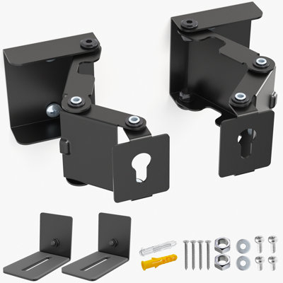 VIVO Steel Universal Extendable Soundbar Speaker Wall Mount, 2 Brackets