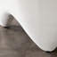 Fauteuil d'appoint Link en tissu ivoire Elite