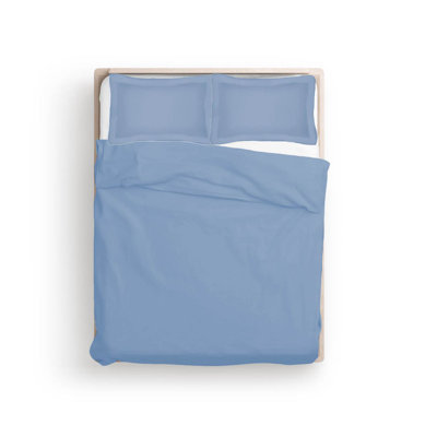 400TC Cotton Sateen Solid Duvet Cover Set