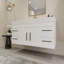 Ensemble de meuble-lavabo simple mural 47,2 "avec tiroirs et portes-70381381
